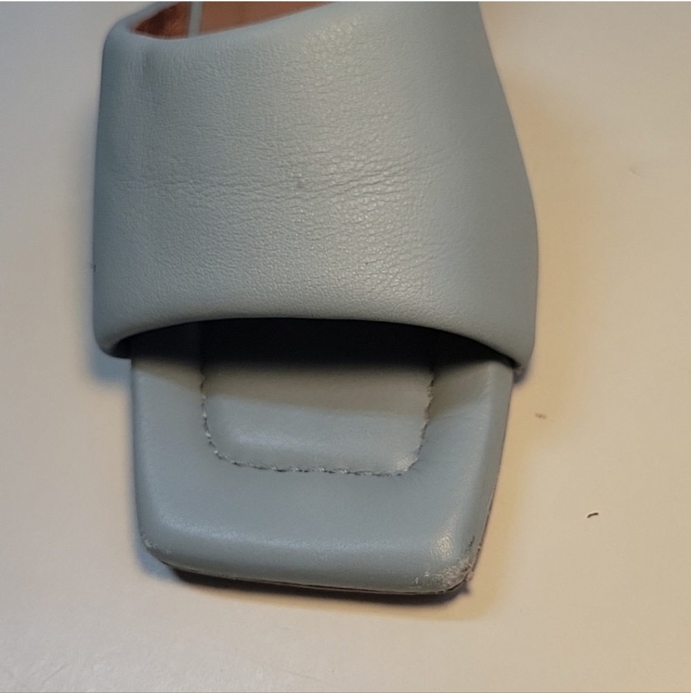 ANGEL ALARCON Pale Light Blue Slides/mules Size 39 - Picture 6 of 12